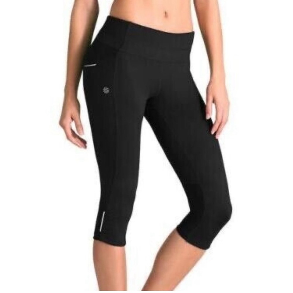 Athleta Capri Leggings XS Black EUC